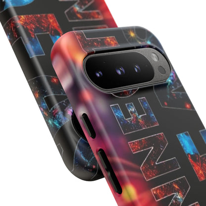 Vibrant Phone Case: 'CONNECT IDEAS' Design for Protection and Style