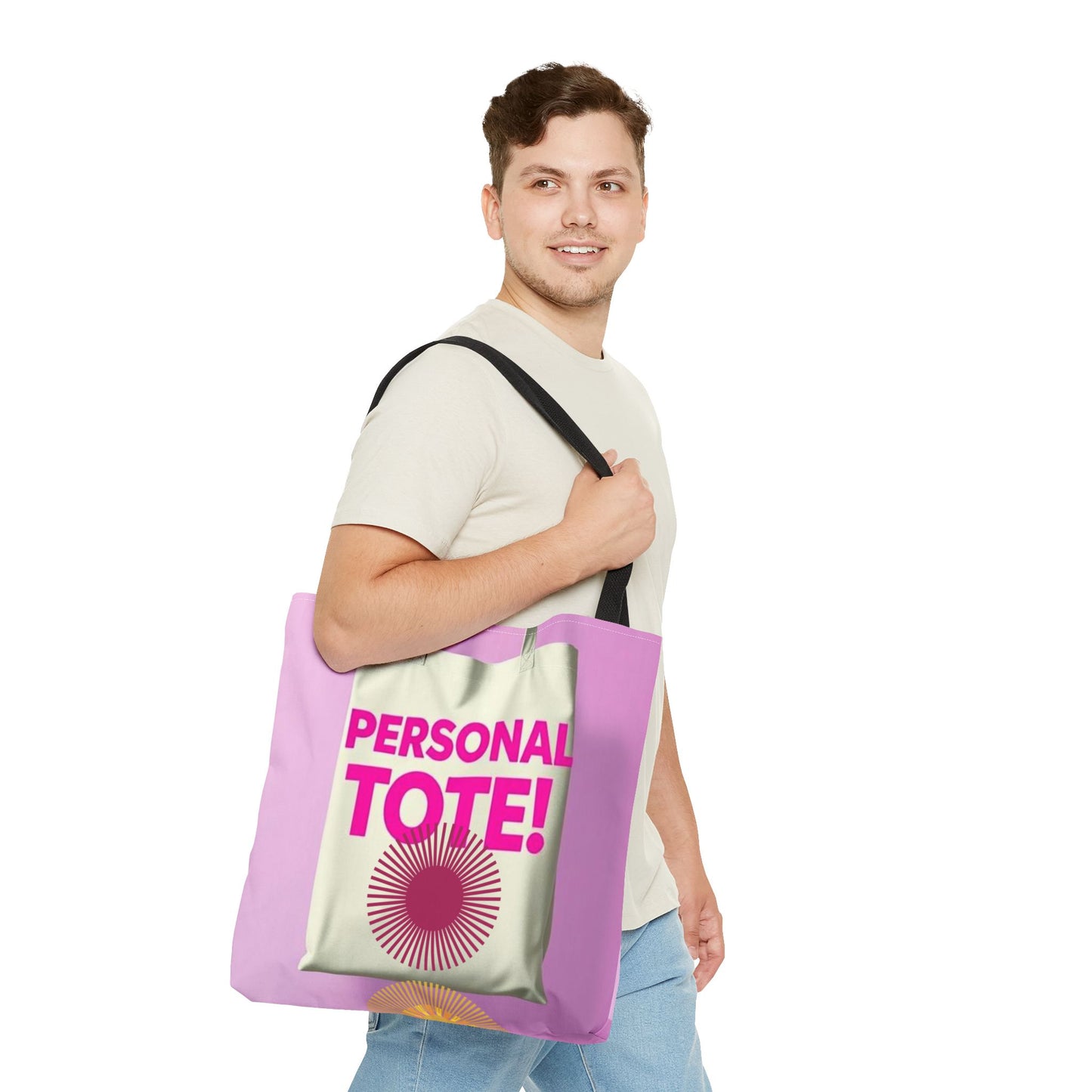 Personal Tote Bag - Vibrant & Fun Large Carry-All for Everyday Use