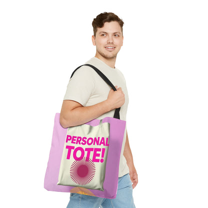 Personal Tote Bag - Vibrant & Fun Large Carry-All for Everyday Use