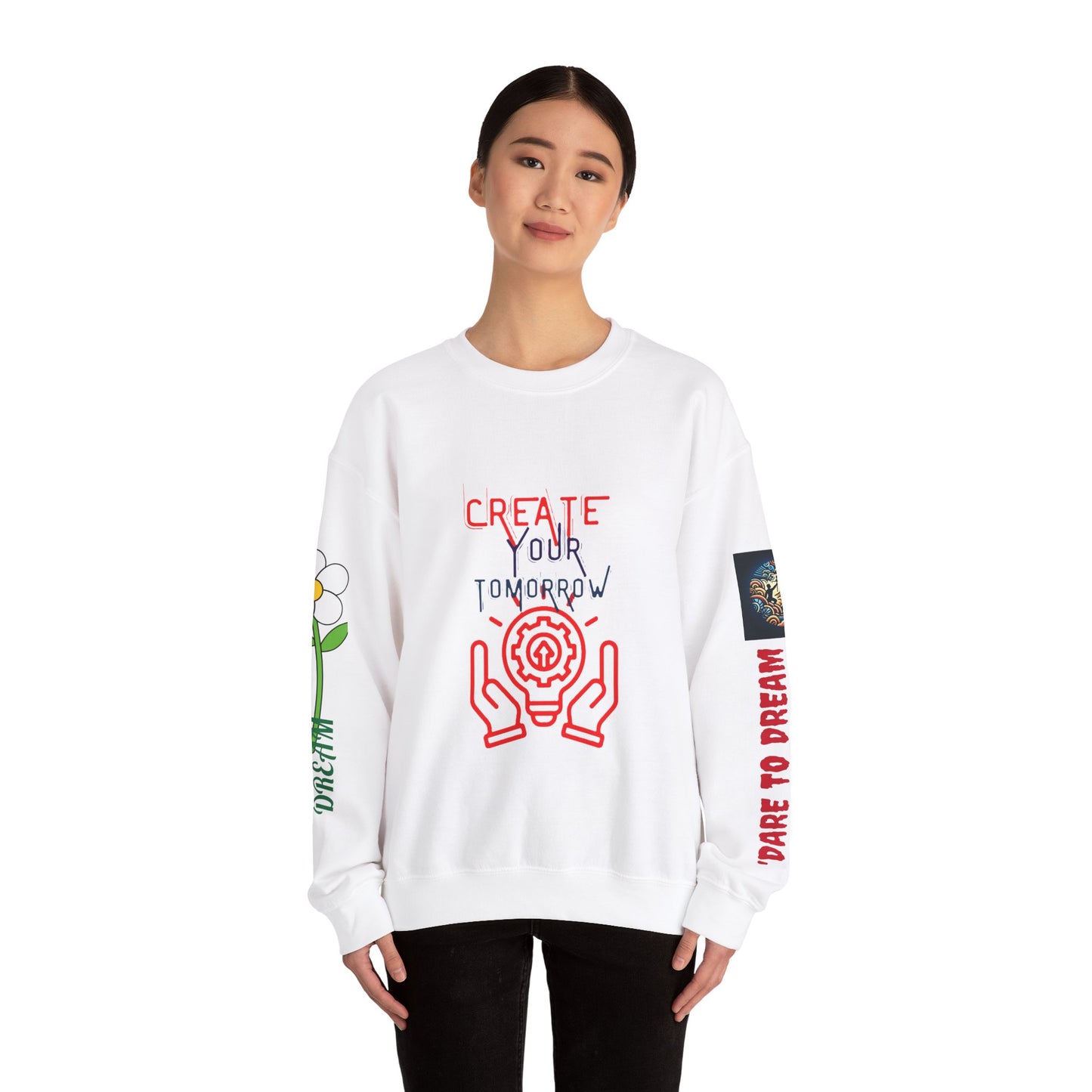 Unisex Heavy Blend™ Crewneck Sweatshirt | Youth Inspiring Graphic Design