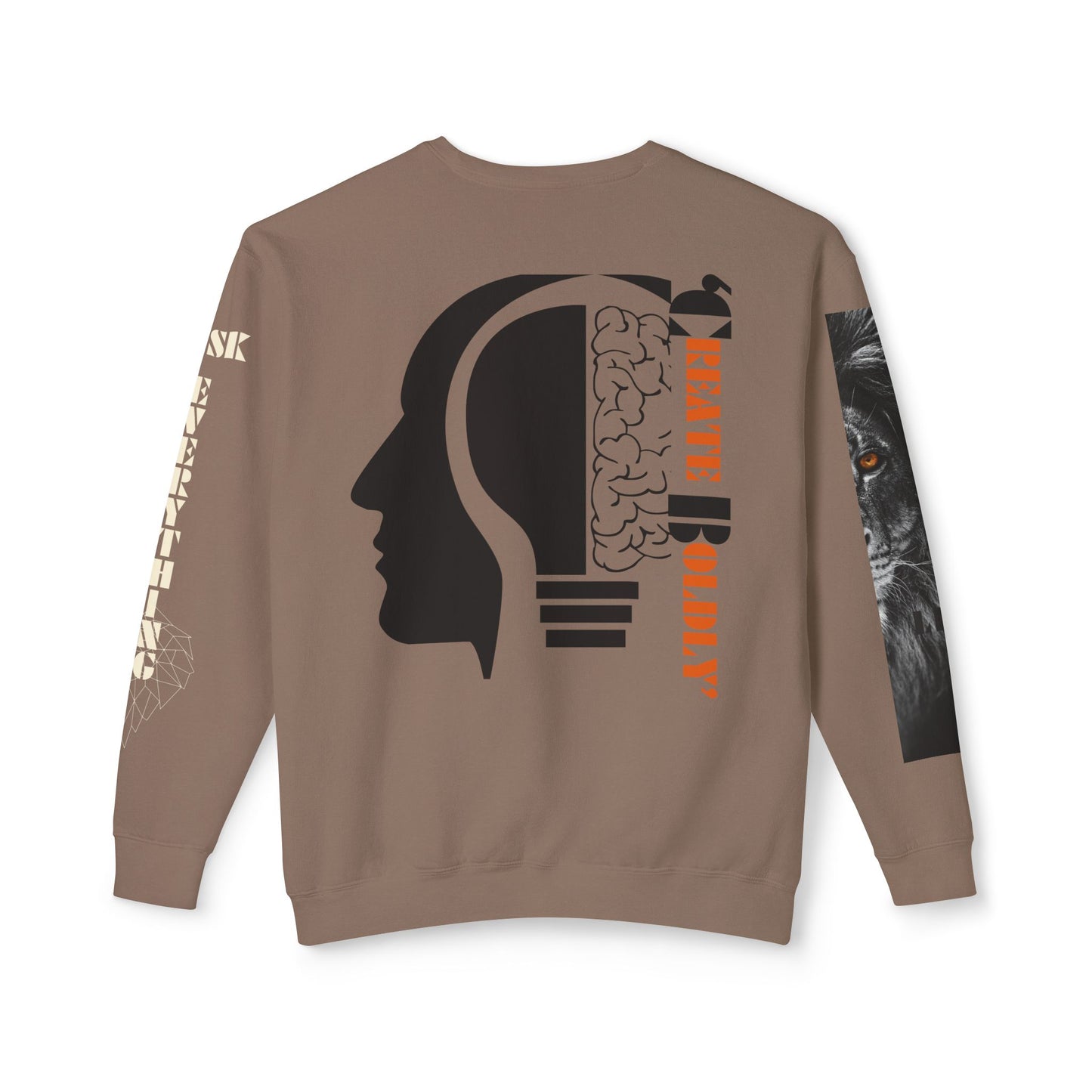 Unisex Lightweight Crewneck Sweatshirt | Graphic Design Comfortable for Everyone