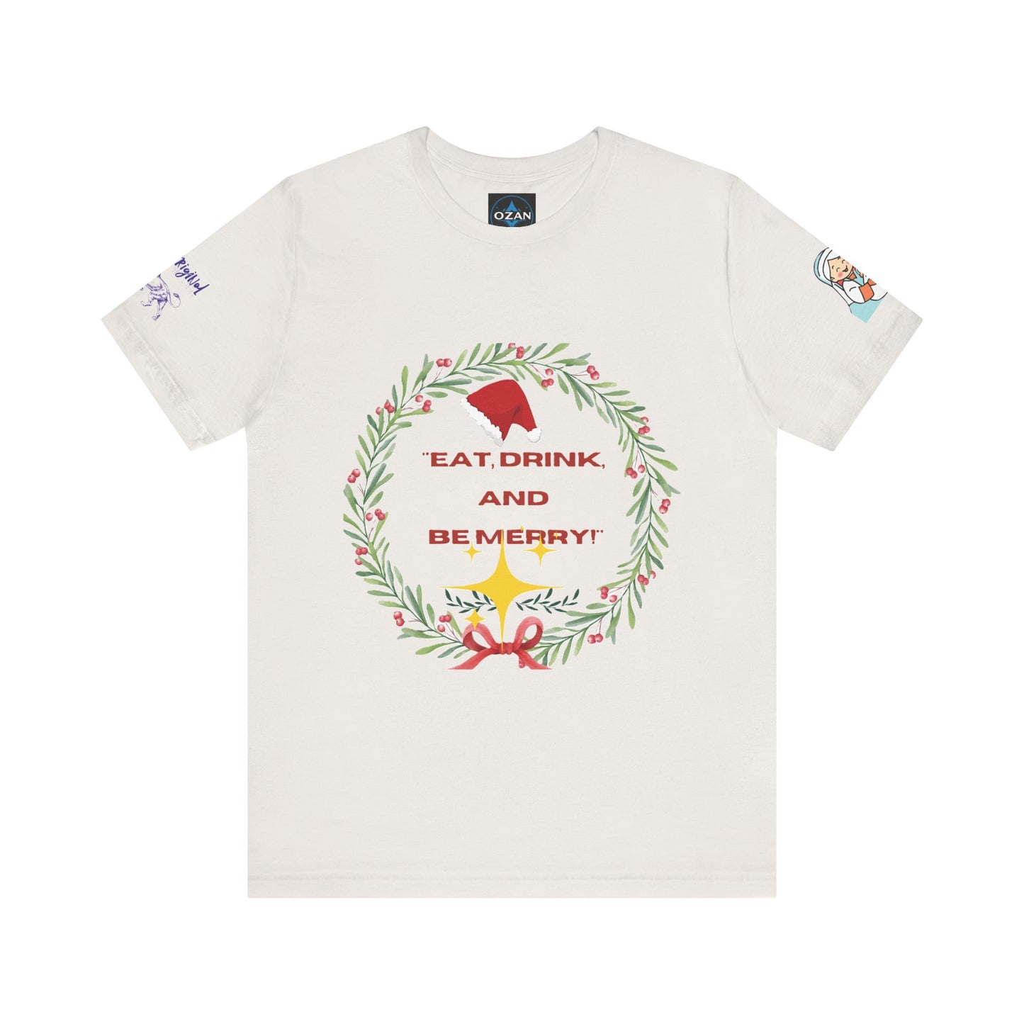 Merry Christmas Unisex Tee | Unique Graphic for Holiday by Artify Wear,  OZAN Digital