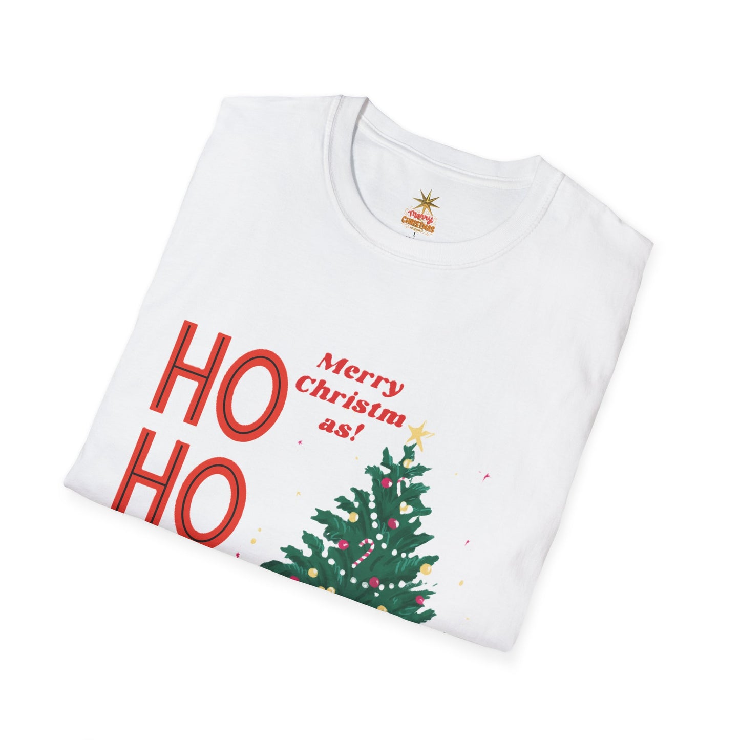 "Festive Christmas Unisex Softstyle T-Shirt | Exclusive Artify Design Holiday Apparel"