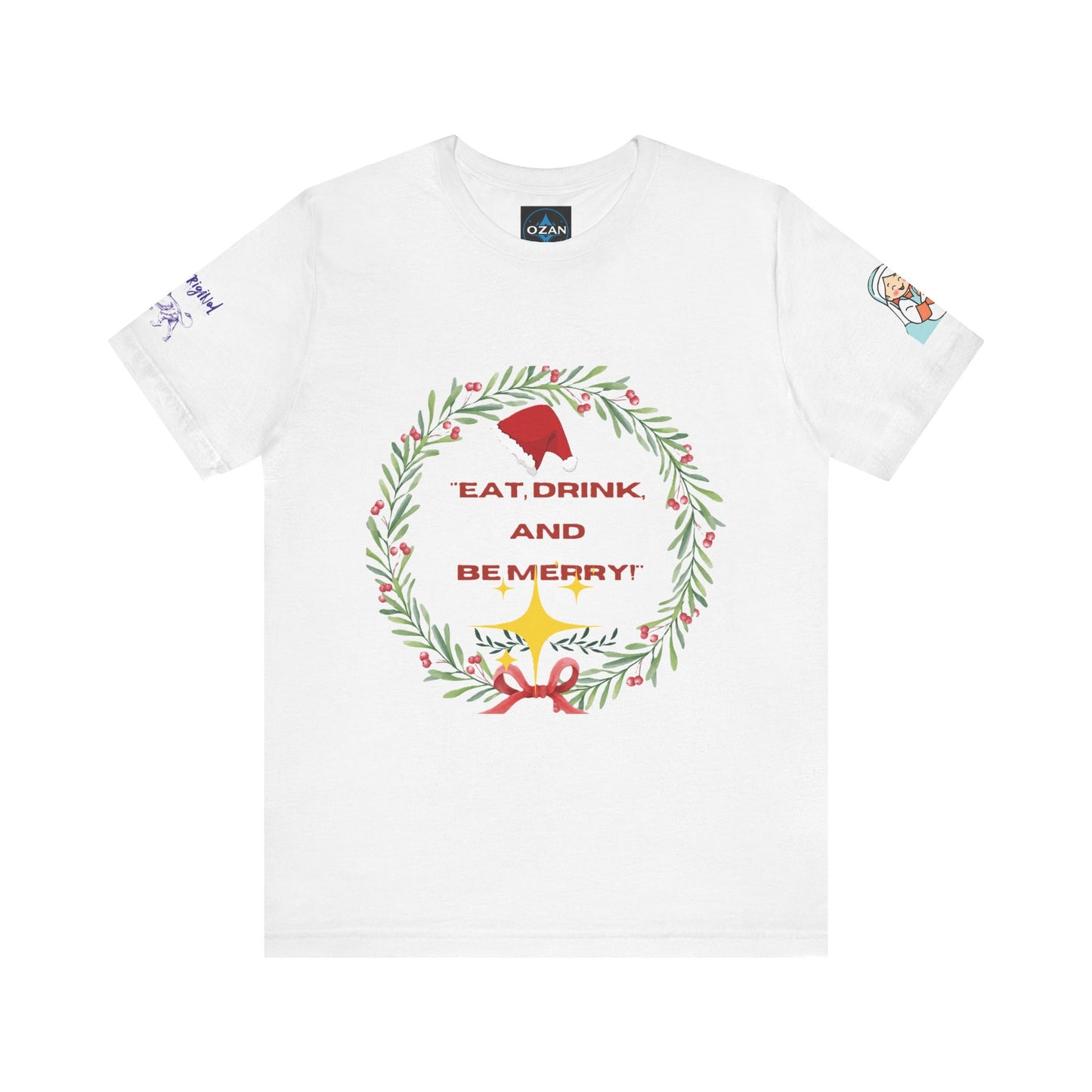 Merry Christmas Unisex Tee | Unique Graphic for Holiday by Artify Wear,  OZAN Digital