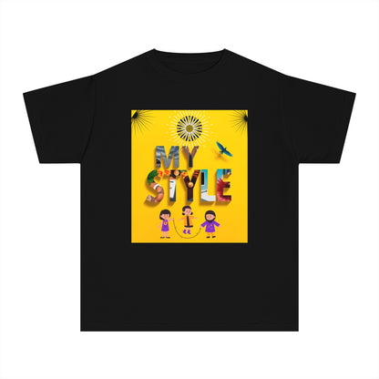 Youth Midweight Tee | Colorful Graphic Design