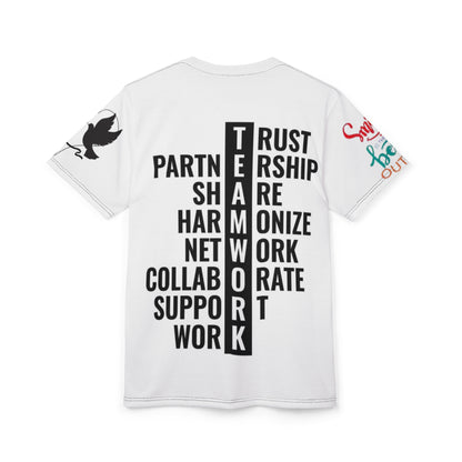 Funny Tee: Unisex Cut & Sew Tee (AOP)