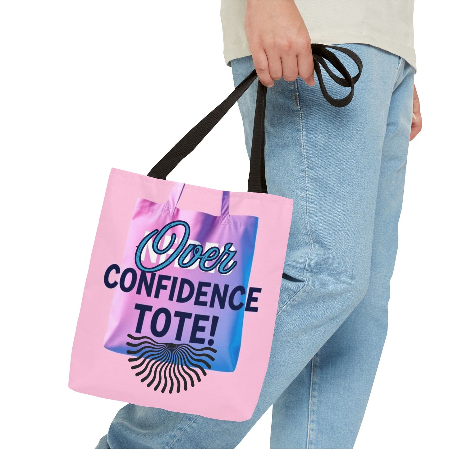 Over Confidence Tote Bag - Stylish & Fun Carryall for Self-Expression