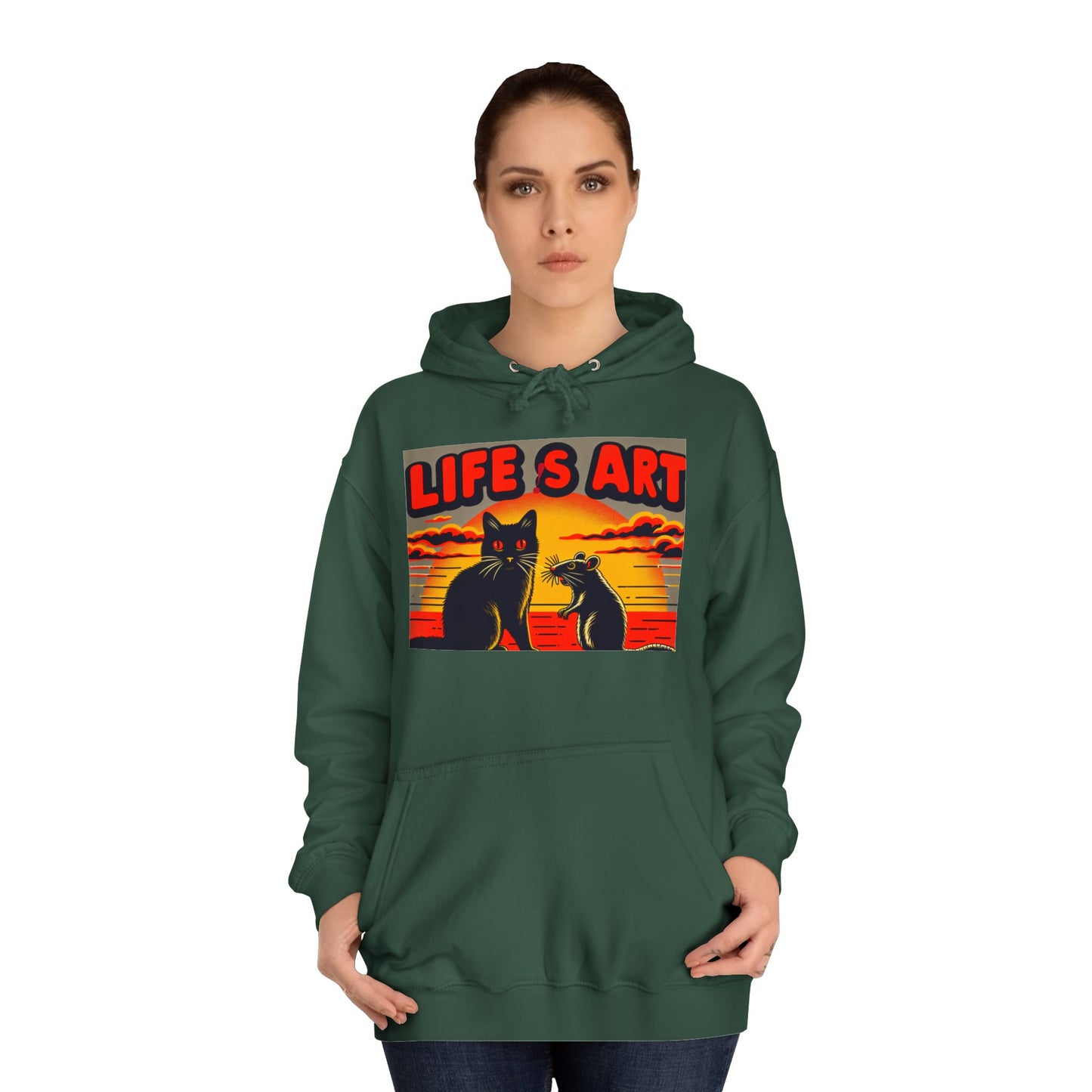 Stylish College Hoodie | Customizable Comfort for Everyone