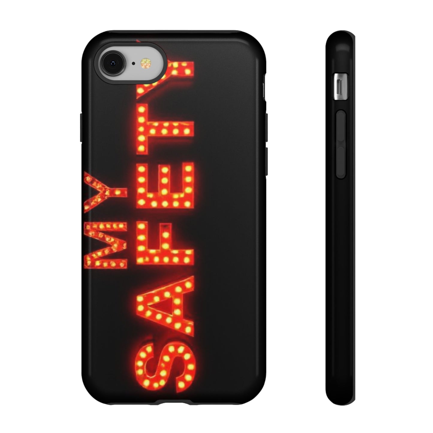 Vibrant Phone Case: 'MY SAFETY' Design for Protection and Style