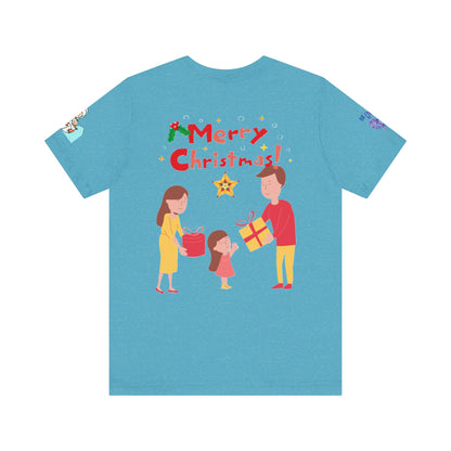 Merry Christmas Unisex Tee | Unique Graphic for Holiday by Artify Wear, OZAN Digital