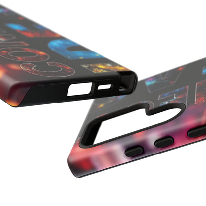 Vibrant Phone Case: 'CONNECT IDEAS' Design for Protection and Style