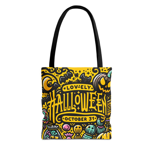 Sustainable and fashionable Halloween tote bag, perfect for daily use."