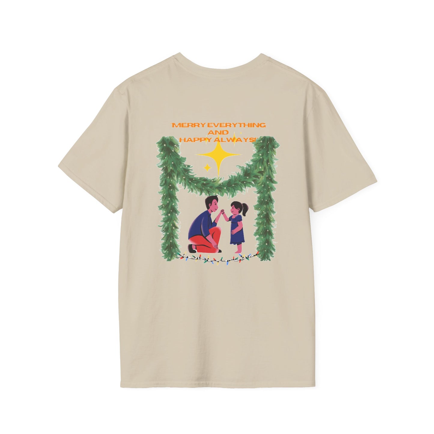 "Festive Christmas Unisex Softstyle T-Shirt | Exclusive Artify Design Holiday Apparel"