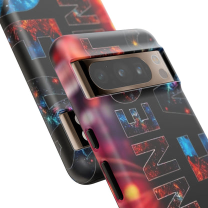 Vibrant Phone Case: 'CONNECT IDEAS' Design for Protection and Style