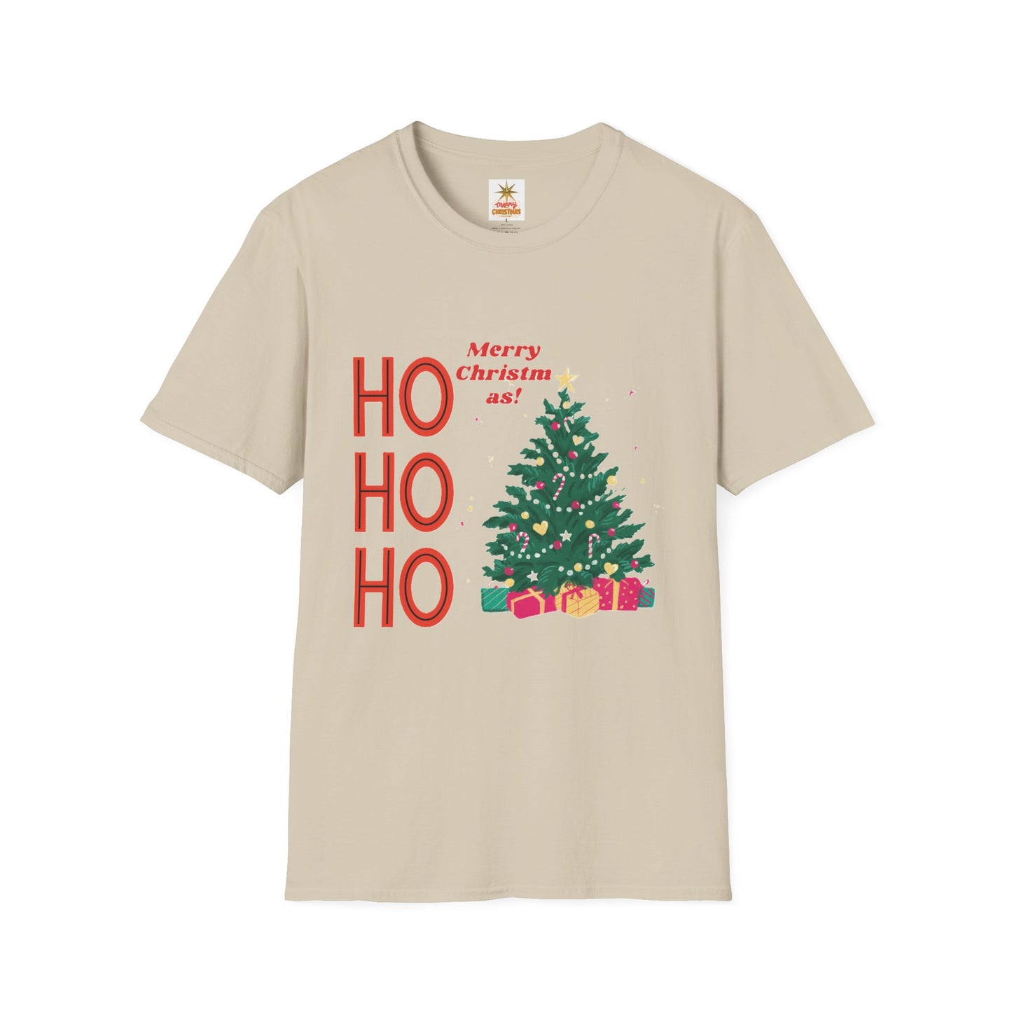 "Festive Christmas Unisex Softstyle T-Shirt | Exclusive Artify Design Holiday Apparel"