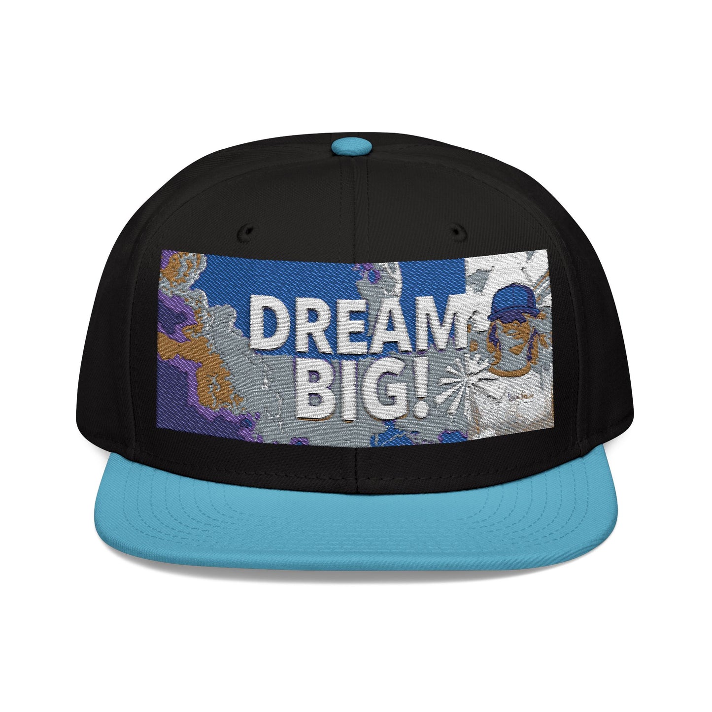 Embroidered Dream Big Snapback Hat - Stylish Cap for Dreamers