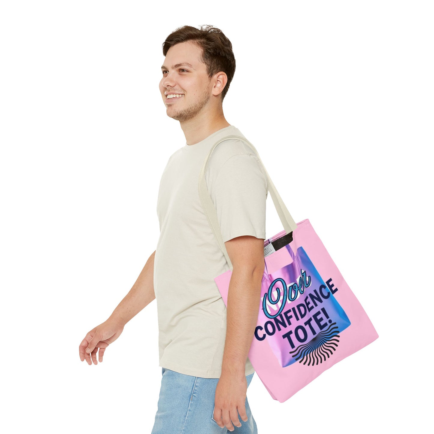 Over Confidence Tote Bag - Stylish & Fun Carryall for Self-Expression