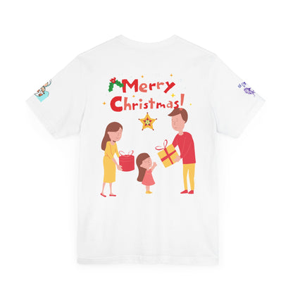 Merry Christmas Unisex Tee | Unique Graphic for Holiday by Artify Wear, OZAN Digital