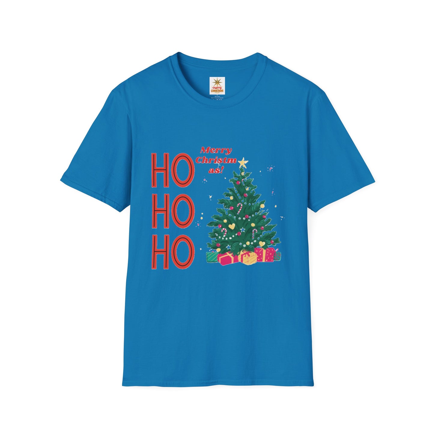 "Festive Christmas Unisex Softstyle T-Shirt | Exclusive Artify Design Holiday Apparel"