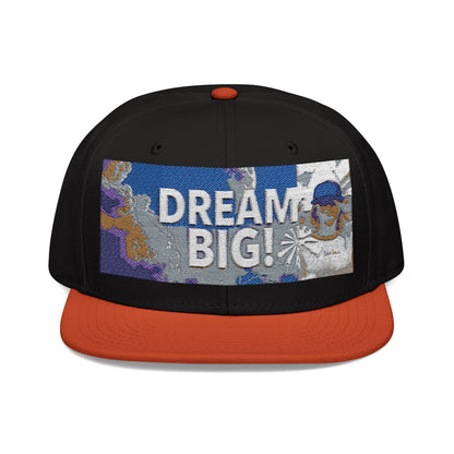 Embroidered Dream Big Snapback Hat - Stylish Cap for Dreamers