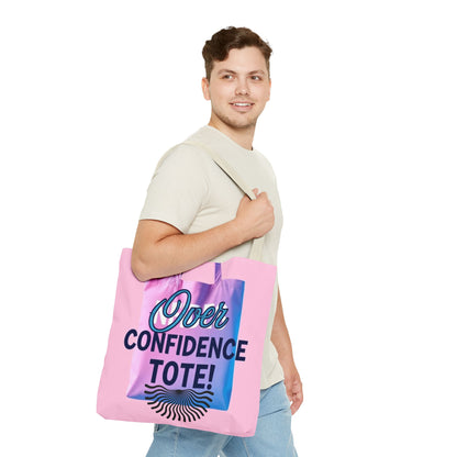 Over Confidence Tote Bag - Stylish & Fun Carryall for Self-Expression