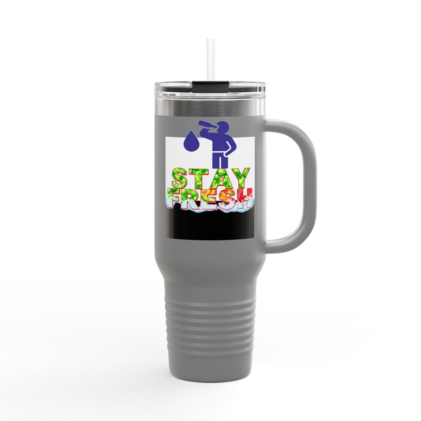 Insulated Travel Mug - Stay Fresh Design, 40oz Perfect for On-the-Go Hydration