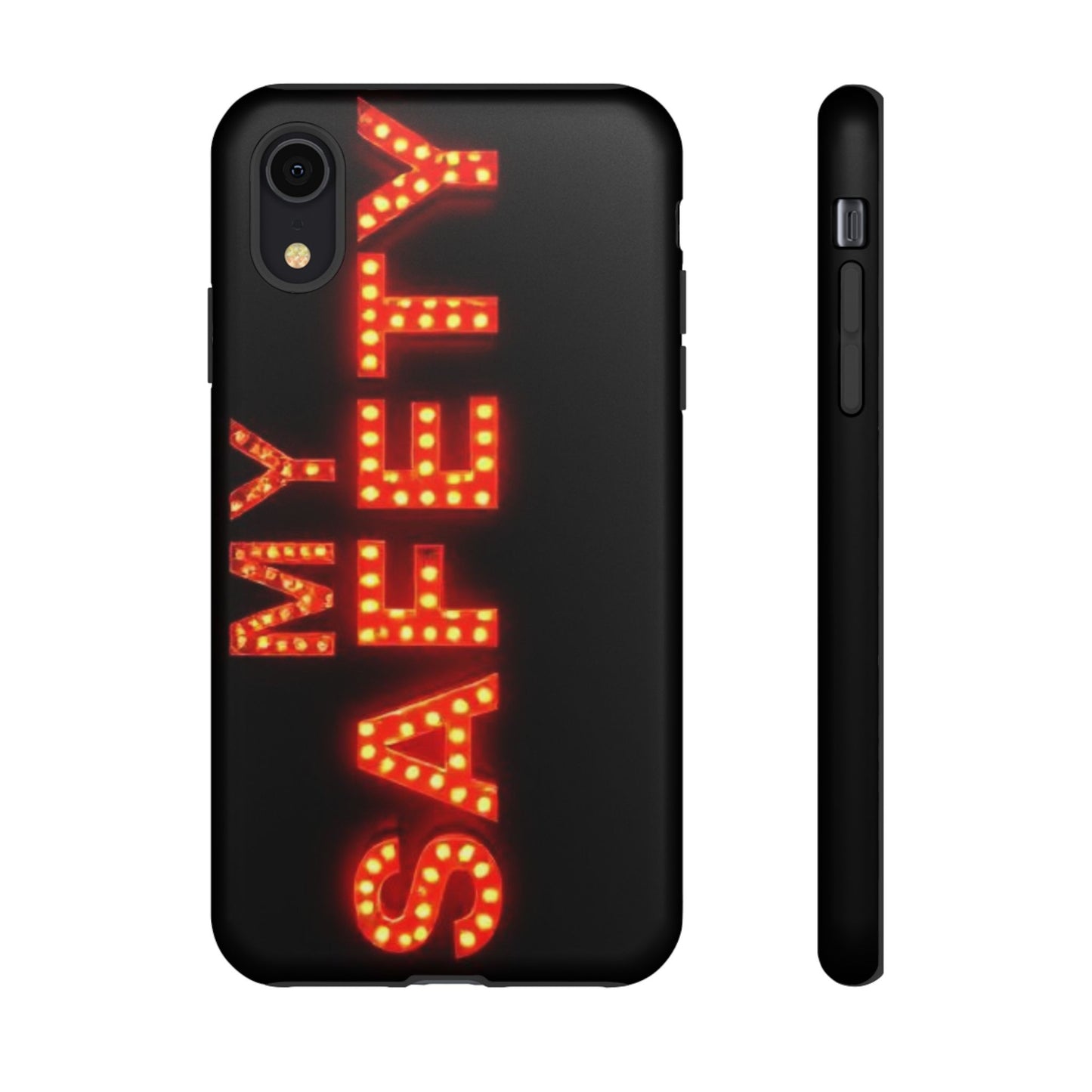 Vibrant Phone Case: 'MY SAFETY' Design for Protection and Style