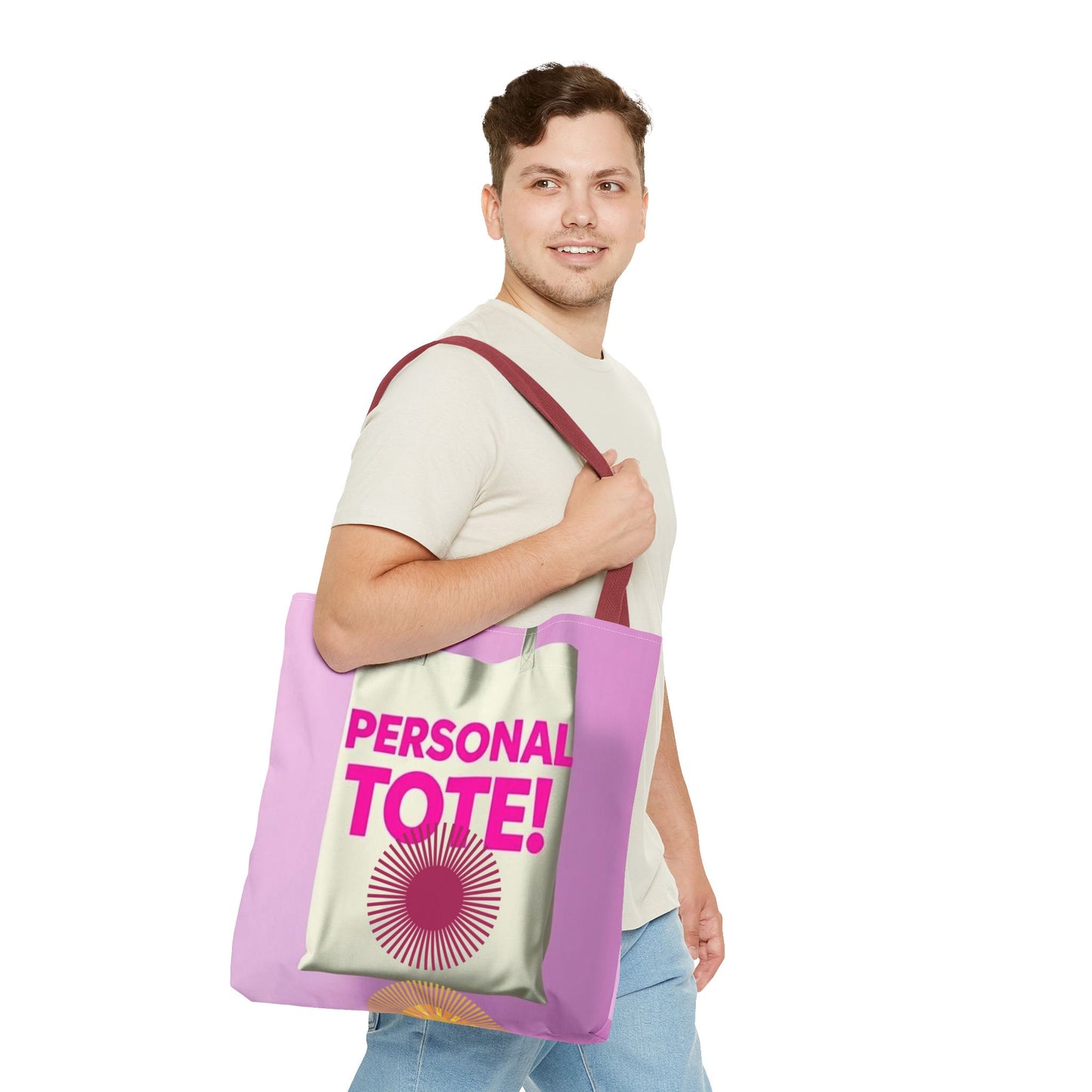 Personal Tote Bag - Vibrant & Fun Large Carry-All for Everyday Use