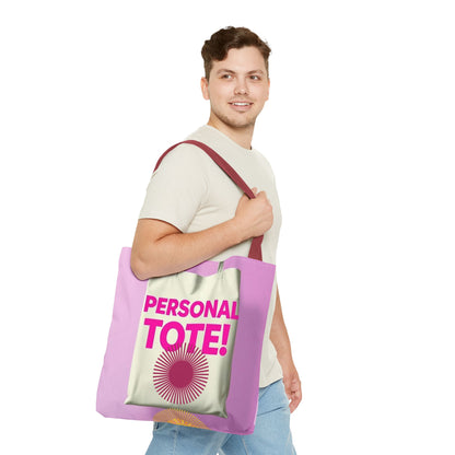 Personal Tote Bag - Vibrant & Fun Large Carry-All for Everyday Use