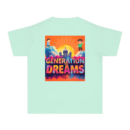 Youth Midweight Tee | Colorful Graphic Design