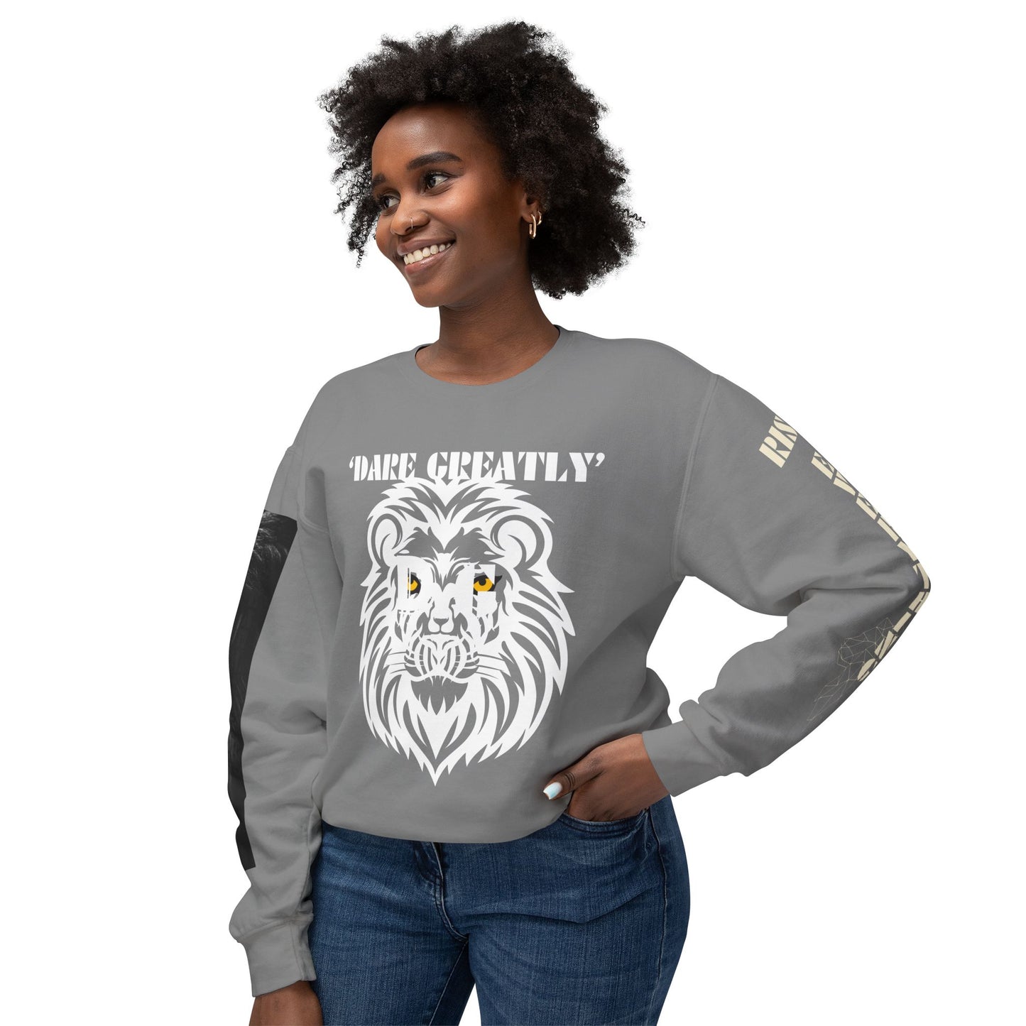 Unisex Lightweight Crewneck Sweatshirt | Graphic Design Comfortable for Everyone