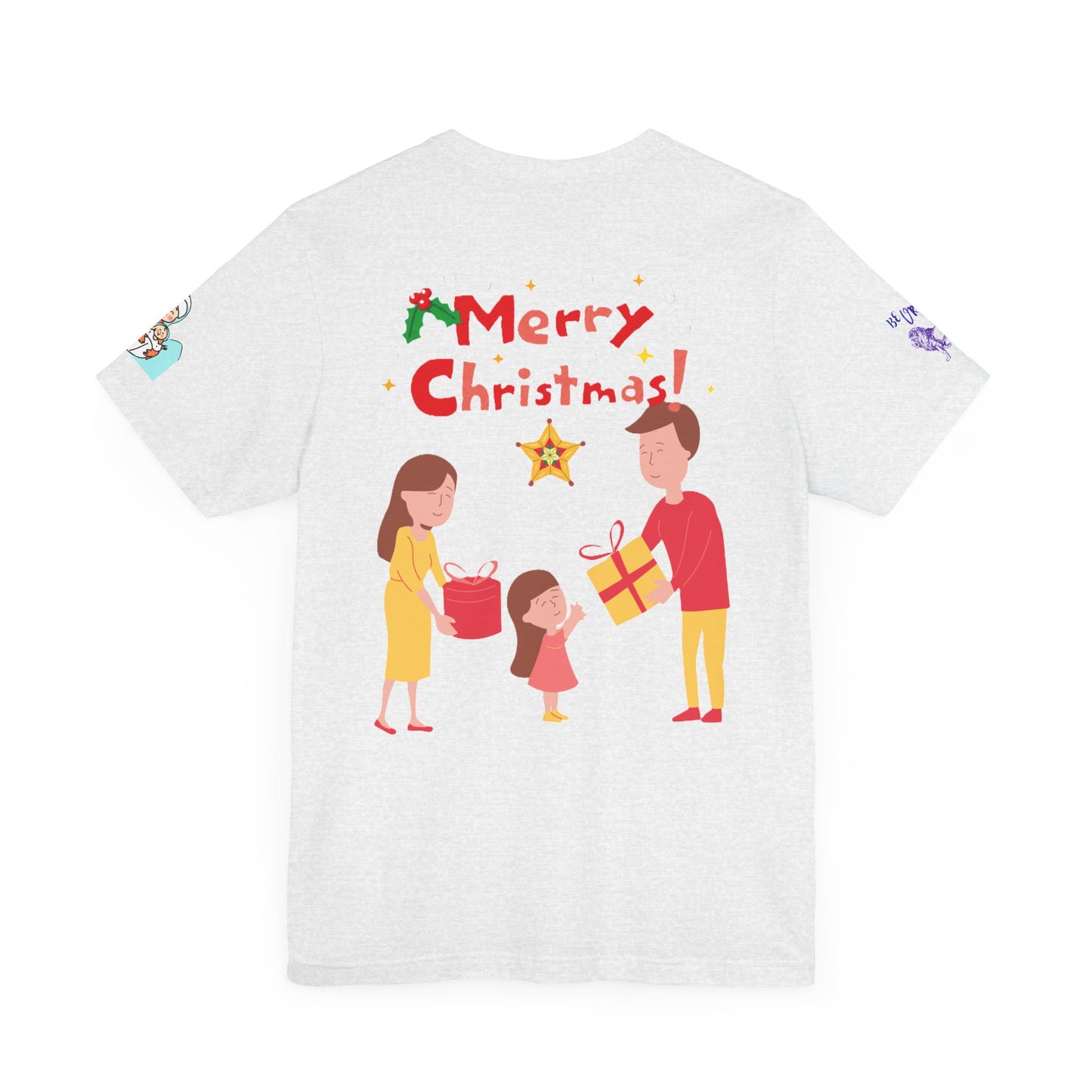 Merry Christmas Unisex Tee | Unique Graphic for Holiday by Artify Wear, OZAN Digital