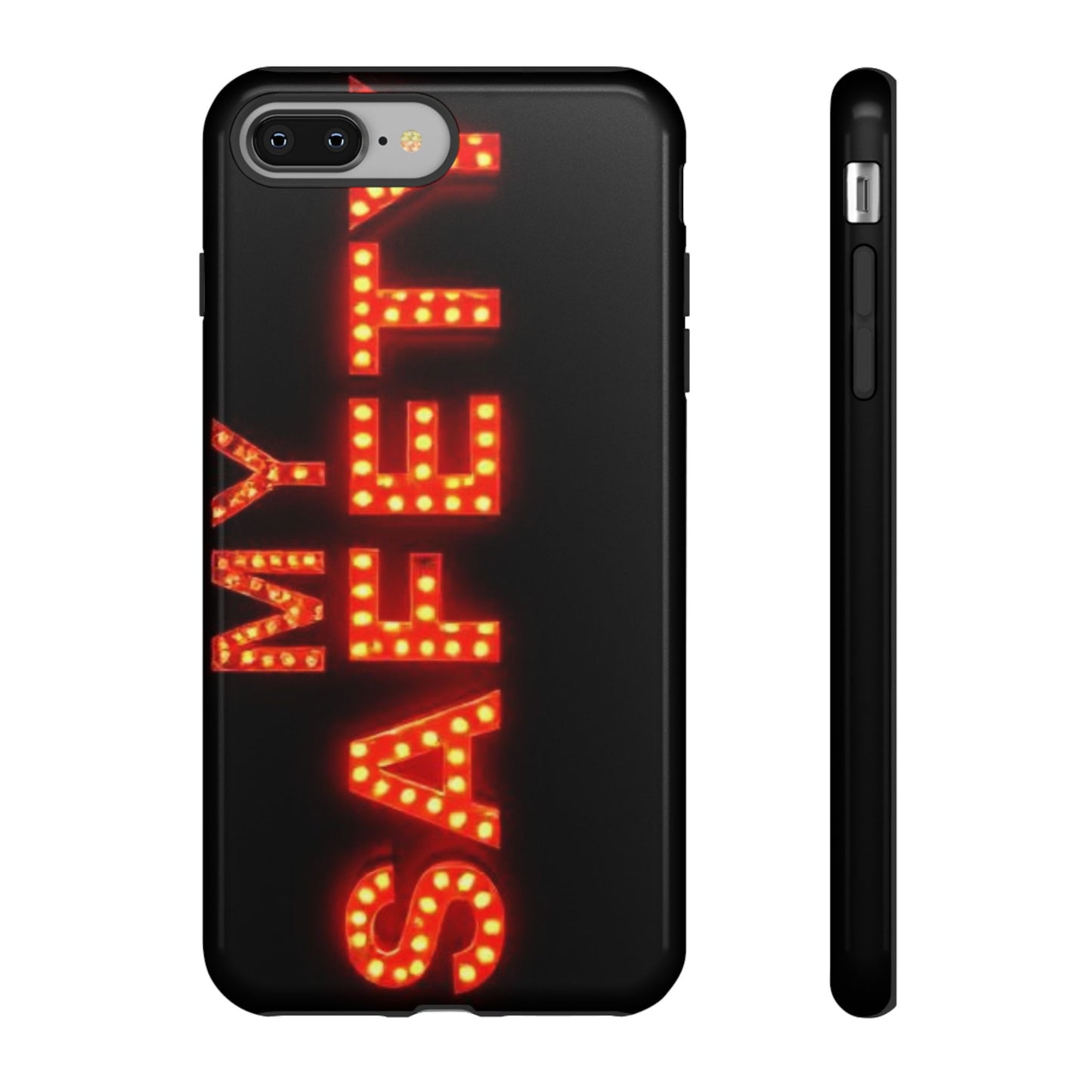 Vibrant Phone Case: 'MY SAFETY' Design for Protection and Style