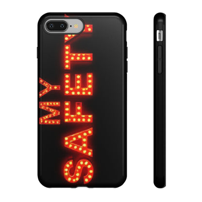 Vibrant Phone Case: 'MY SAFETY' Design for Protection and Style