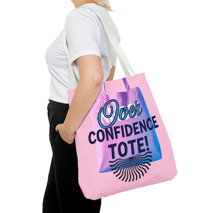 Over Confidence Tote Bag - Stylish & Fun Carryall for Self-Expression