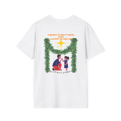 "Festive Christmas Unisex Softstyle T-Shirt | Exclusive Artify Design Holiday Apparel"