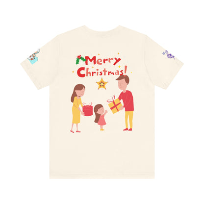 Merry Christmas Unisex Tee | Unique Graphic for Holiday by Artify Wear, OZAN Digital