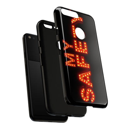 Vibrant Phone Case: 'MY SAFETY' Design for Protection and Style