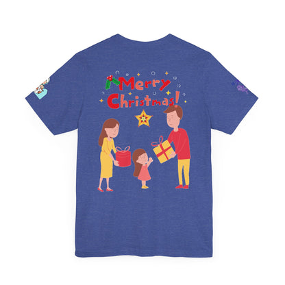 Merry Christmas Unisex Tee | Unique Graphic for Holiday by Artify Wear, OZAN Digital