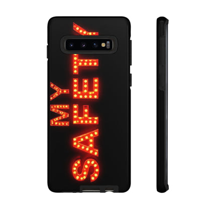 Vibrant Phone Case: 'MY SAFETY' Design for Protection and Style