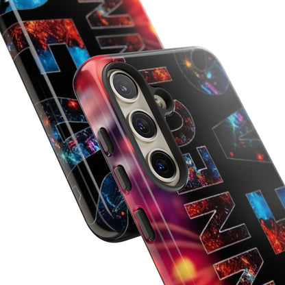 Vibrant Phone Case: 'CONNECT IDEAS' Design for Protection and Style