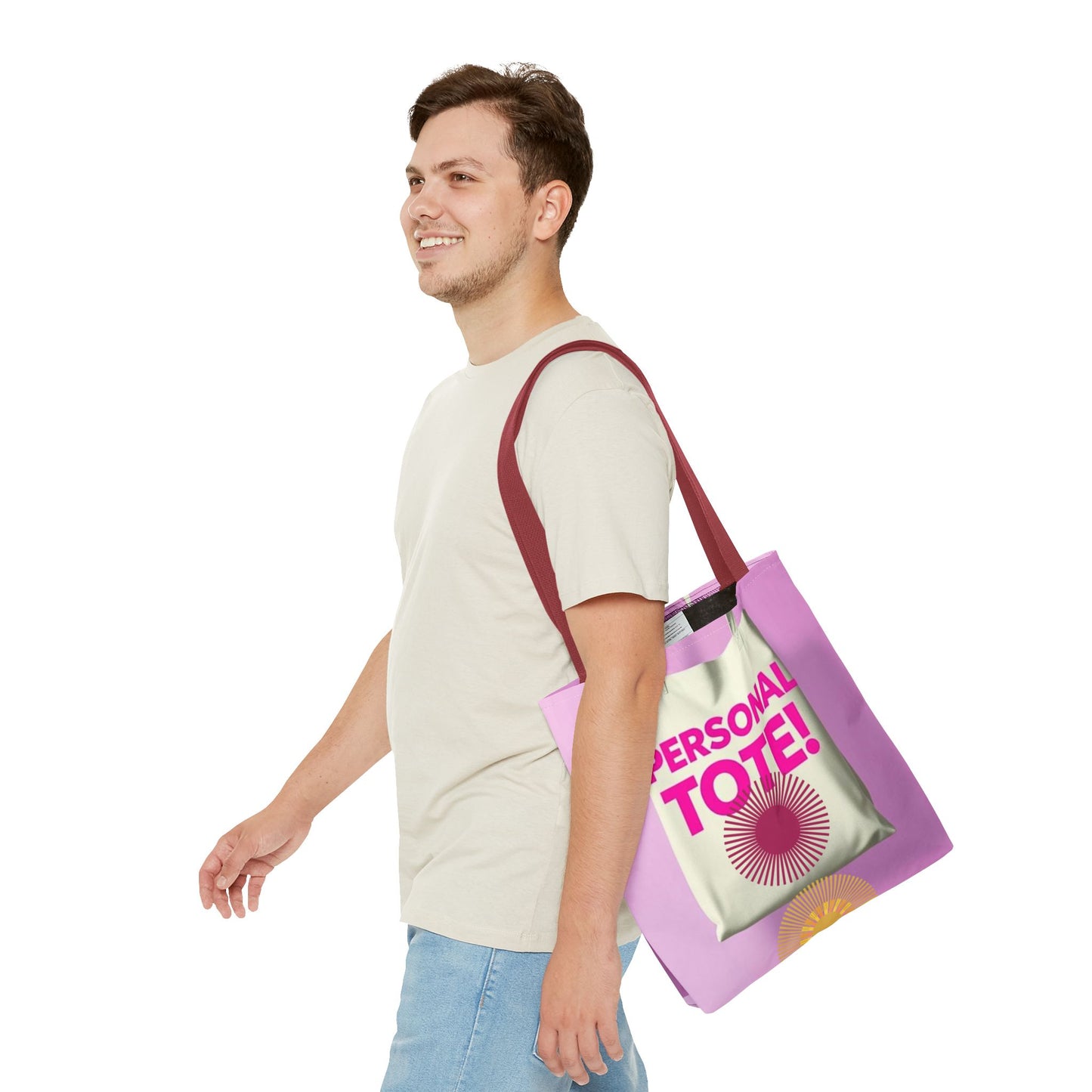 Personal Tote Bag - Vibrant & Fun Large Carry-All for Everyday Use