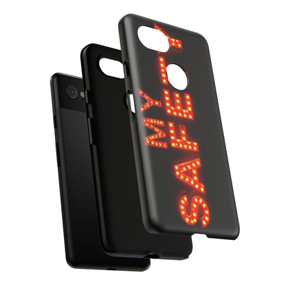 Vibrant Phone Case: 'MY SAFETY' Design for Protection and Style