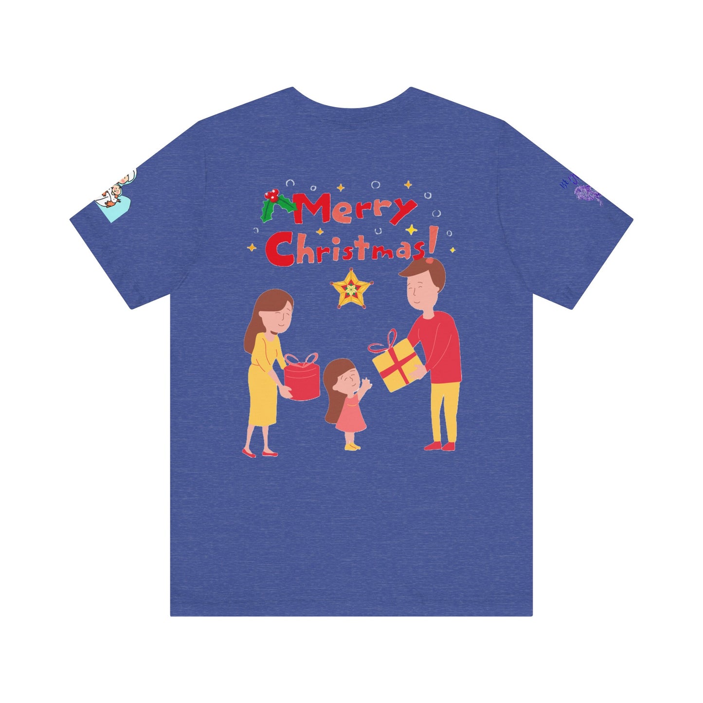 Merry Christmas Unisex Tee | Unique Graphic for Holiday by Artify Wear, OZAN Digital