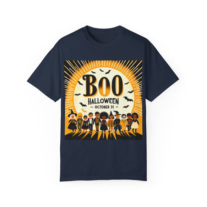 Funny HALLOWEEN T-shirt: Unisex Garment-Dyed T-shirt