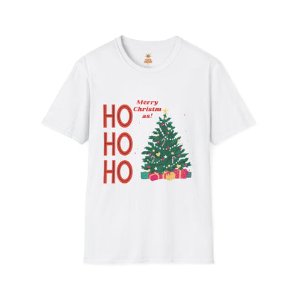 "Festive Christmas Unisex Softstyle T-Shirt | Exclusive Artify Design Holiday Apparel"