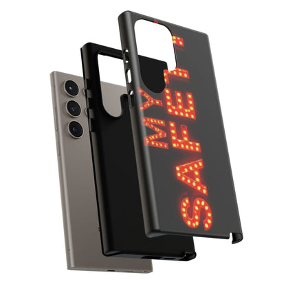 Vibrant Phone Case: 'MY SAFETY' Design for Protection and Style