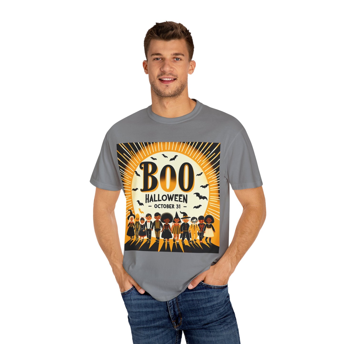 Funny HALLOWEEN T-shirt: Unisex Garment-Dyed T-shirt