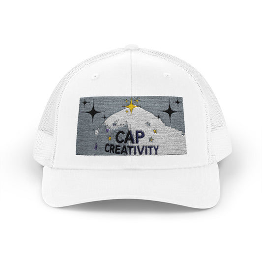 Snapback Trucker Hat - Stylish & Inspirational Gear | Graphic Design Creative Cap