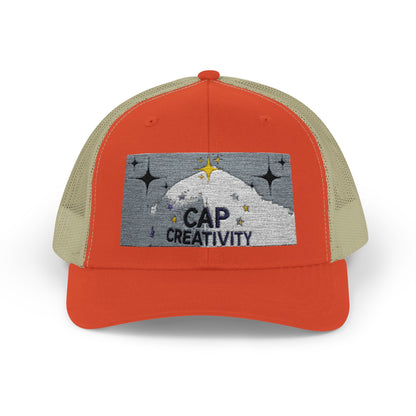 Snapback Trucker Hat - Stylish & Inspirational Gear | Graphic Design Creative Cap